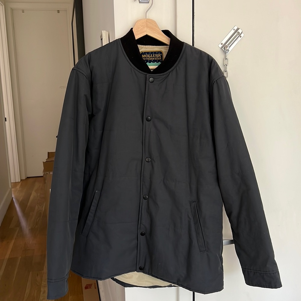 MOLLUSK SURF SHOP BOMBER JACKET - LARGE